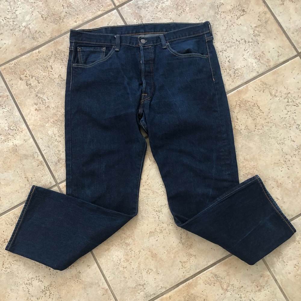 Levi's Blue Straight Jeans Classic 501. 38x30